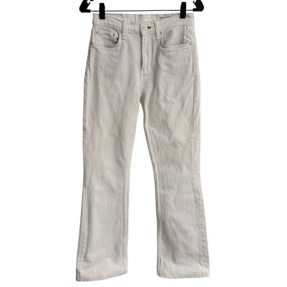Rag & Bone Peyton Mid-rise Bootcut Jeans 25 Optic White - Picture 2 of 11